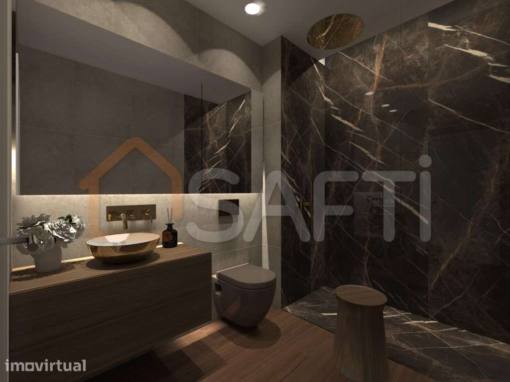 Apartamento T3 res do chão para venda em OUREM Apartamento 5 assoal... - Grande imagem: 2/60