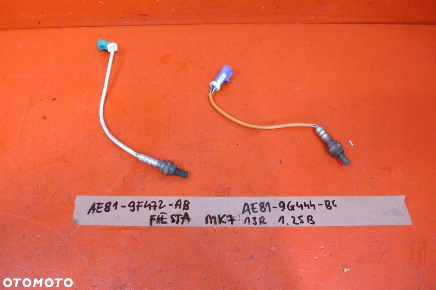 FORD FIESTA VI MK7 JA8 1.25 SNJB SONDA LAMBDA AE819F472AB AE819G444BC KPL - 1