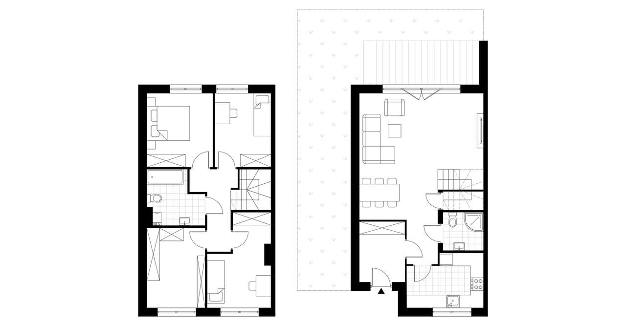 5-pokojowy dom 100m2 + ogródek Bez Pośredników - Pełny obrazek: 3/6