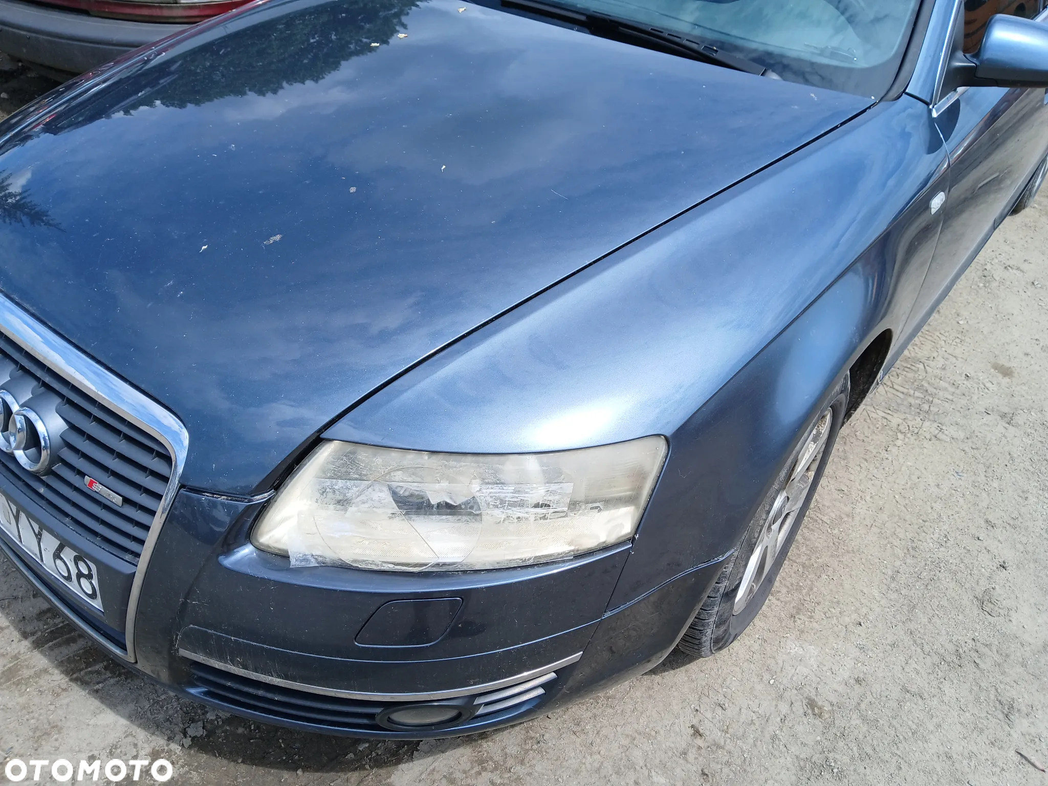 audi A6 C6 LZ7R maska pokrywa silnika klapa bagażnika zderzak lampa reflektor pas przedni stop - 2