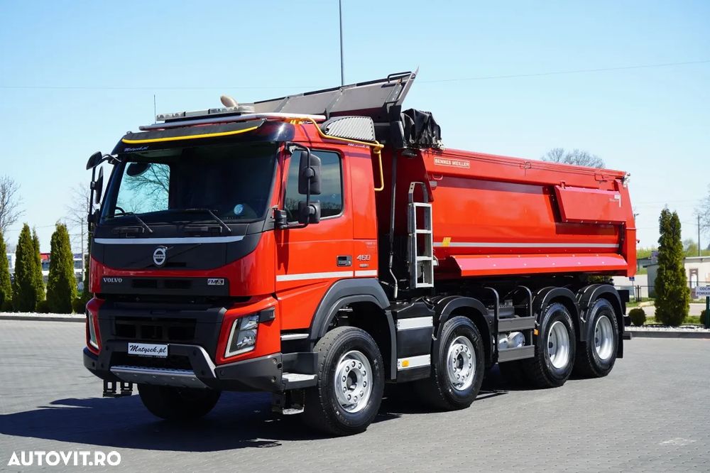 Volvo FMX 460 / 8x4 / BASCULATOR SPATE / I-SHIFT / EURO 6 / - 11