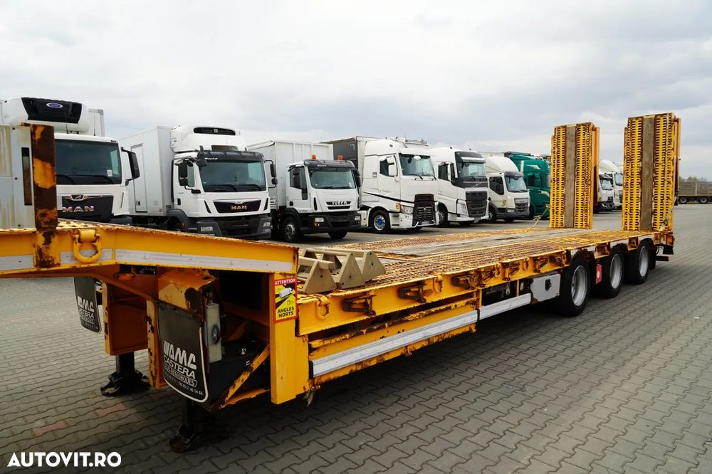 Castera REMORCA AUTO AMC CASTERA / ÎNCĂRCĂTOR JOS / 13,1 M / GAMĂ HIDRAULICĂ / AXĂ DE DIRECȚIE / TROLIU - 12
