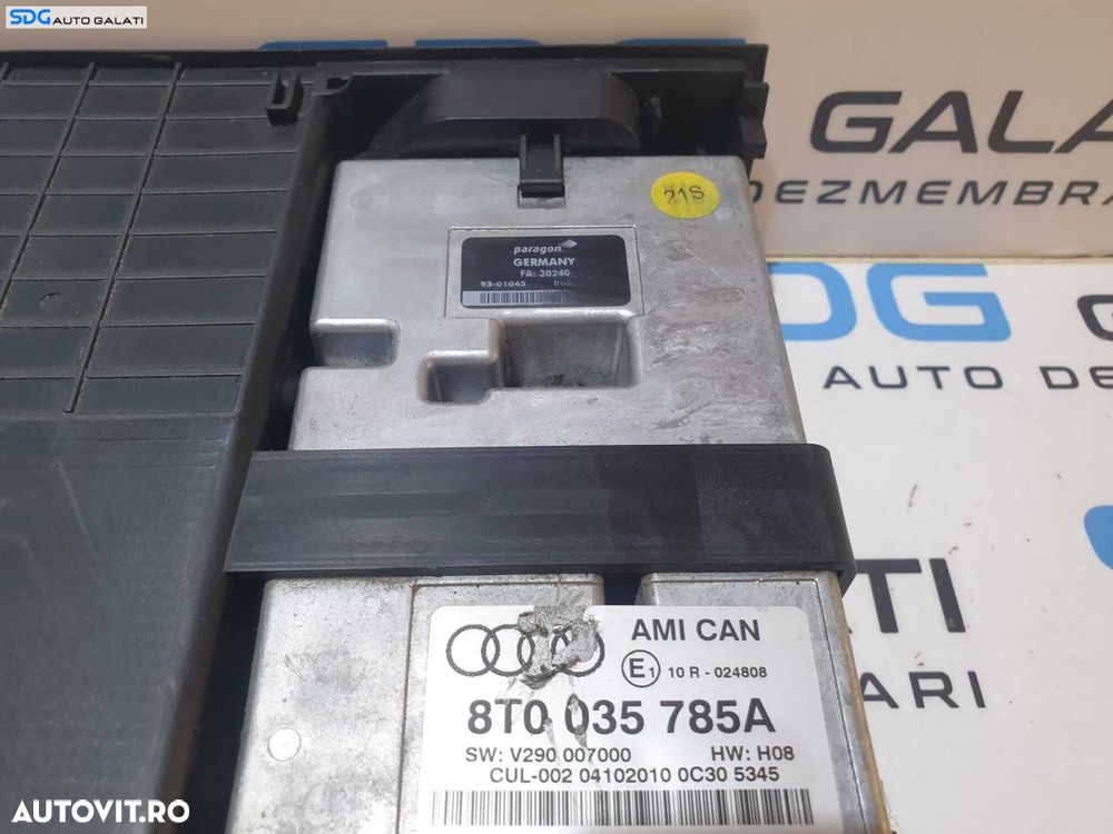 Interfata Media Modul Audio AMI Audi A5 2008 - 2017 Cod 8T0035785A - 2