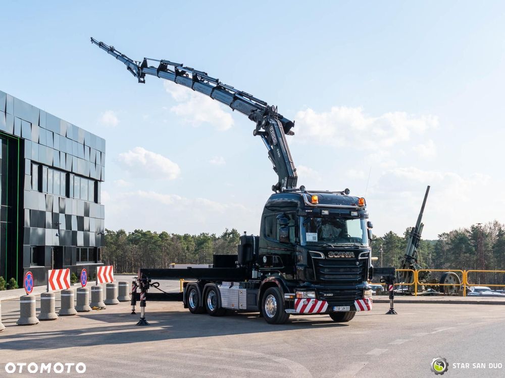 Scania R480 6x4 FASSI F660RA.2.26 HE-DYNAMIC HDS Żuraw Fly Jib Siodło - 4