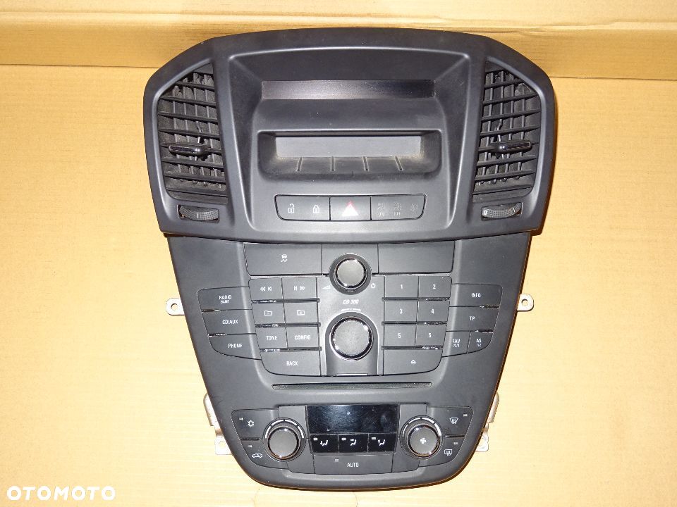 OPEL INSIGNIA CD300 RADIO ODTWARZACZ WYŚWIETLACZ PANEL pin carpass sps programowanie - 1