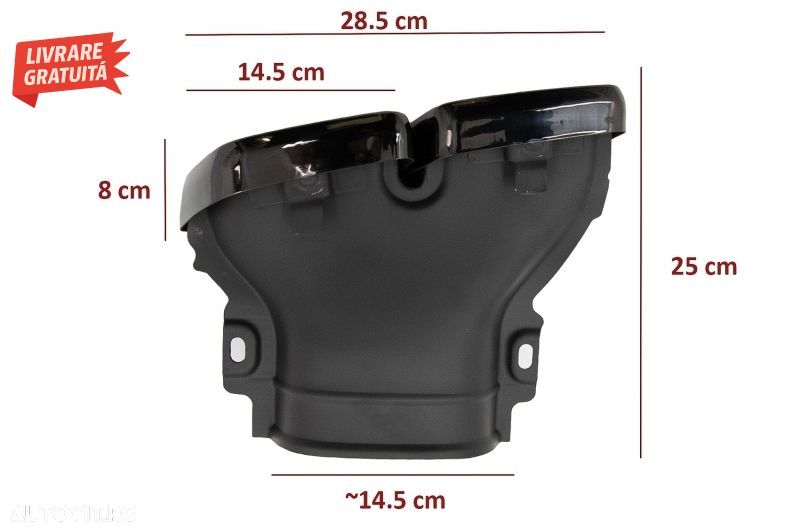 Difuzor Bara Spate cu Ornamente Evacuare Mercedes E-Class W213 (2016-2019) E63 Des- livrare gratuita - 14