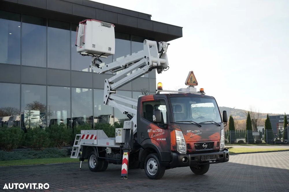 Nissan CABSTAR / ZWYŻKA 16,3 METRÓW / FRANCE ELEVATEUR /  BLIŹNIAK / UDŹWIG - 200 kg / 4 PODPORY / - 3