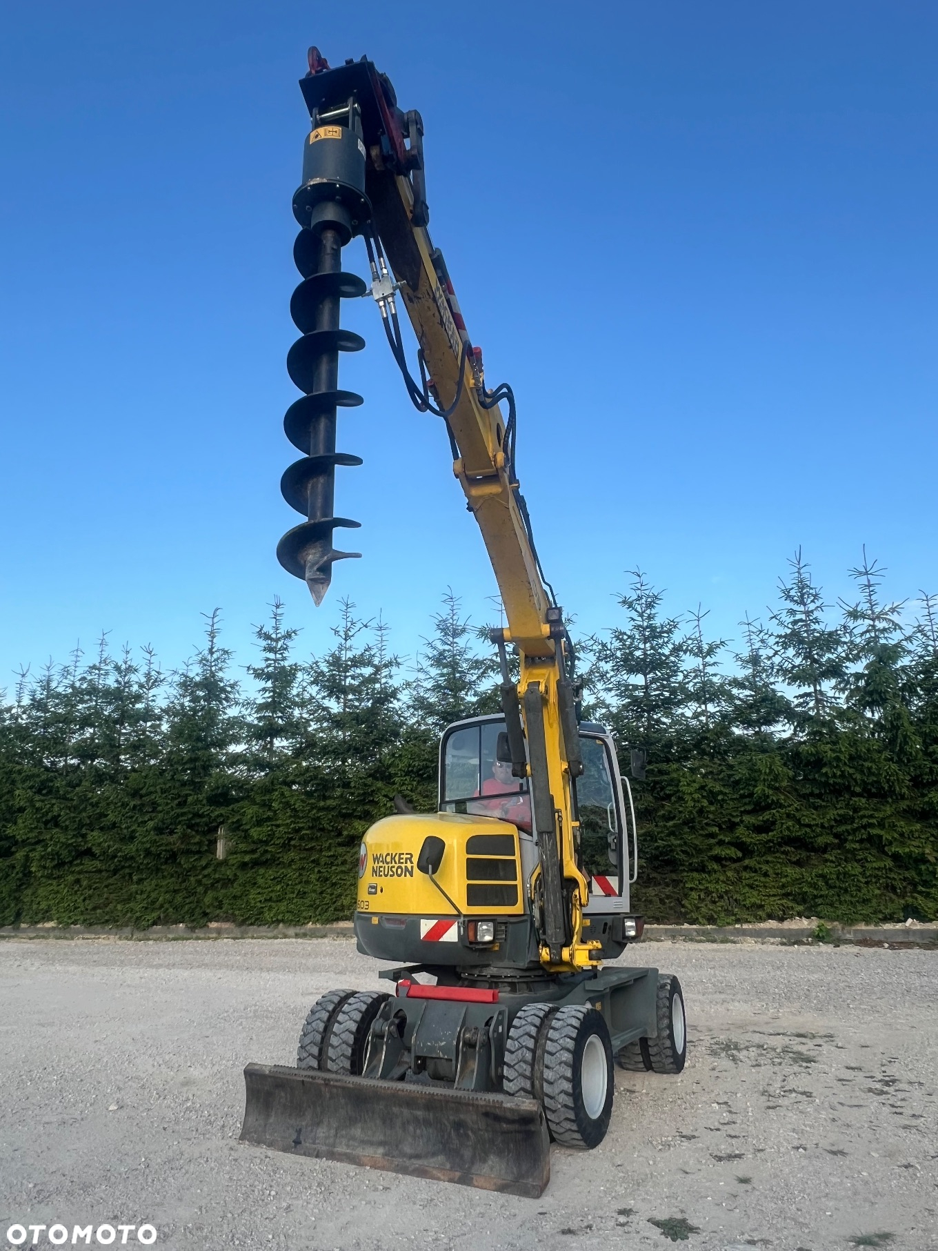 Wacker Neuson Mini KOPARKA KOŁOWA WACKER NEUSON 6503 WD 5,8t Długie ramie 3xłamane Dodatkowa hydraulika SZYBKA SKRĘTNA 2x łyżki Wiertnica skarpowa hydrauliczna Yanmar 2009r 3060mth - 15