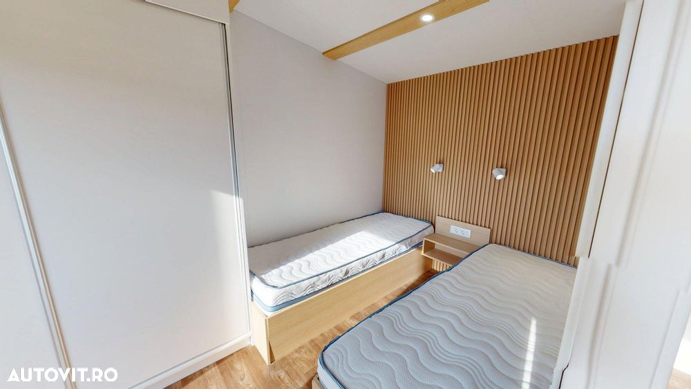 Alta Casă mobilă 4 anotimpuri Anna nr. 196 | Tâmplărie PVC şi încalzire electrică | 12 x 4 m | 2 dormitoare şi 1 baie - 8
