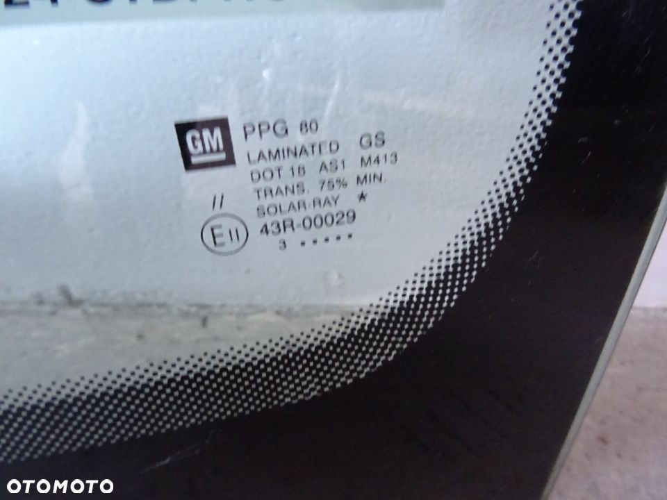 SZYBA CZOŁOWA PRZÓD PRZEDNIA OPEL MERIVA A NR50 - 5