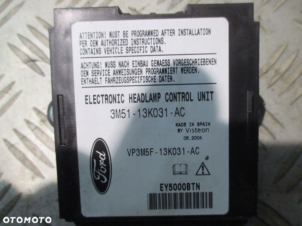 Moduł świateł Ford Focus MK2 C-max 3M51-13K031-AC - 2