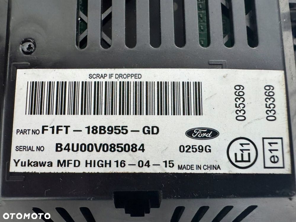 Ford Grand C-MAX II mk2 lift 2014-2019 monitor wyświetlacz ekran radia - 4