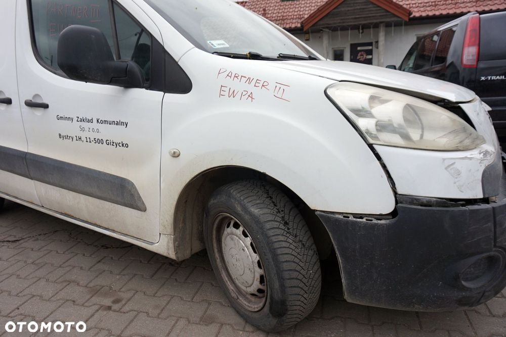 BŁOTNIK PRZEDNI PRAWY PARTNER III B9 EWPA  BIAŁY PEUGEOT 2008-2018 - 3