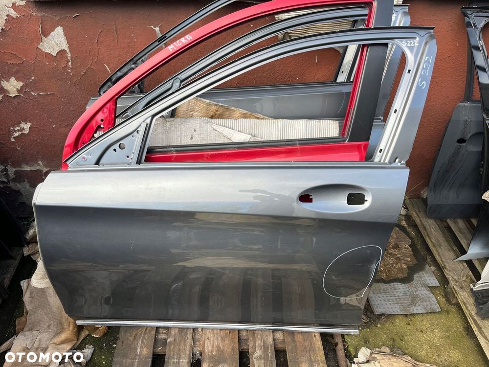 Drzwi lewe przednie MERCEDES S KLASA W222 chrom - 2