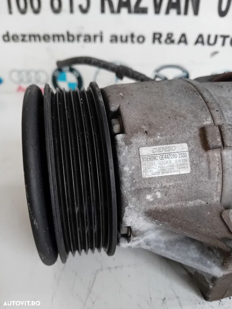 Compresor Clima AC Toyota Yaris Auris Corolla Verso 1.4 Diesel Motor 1ND 1-ND 1ND-TV EU5 447260-2333 - 7