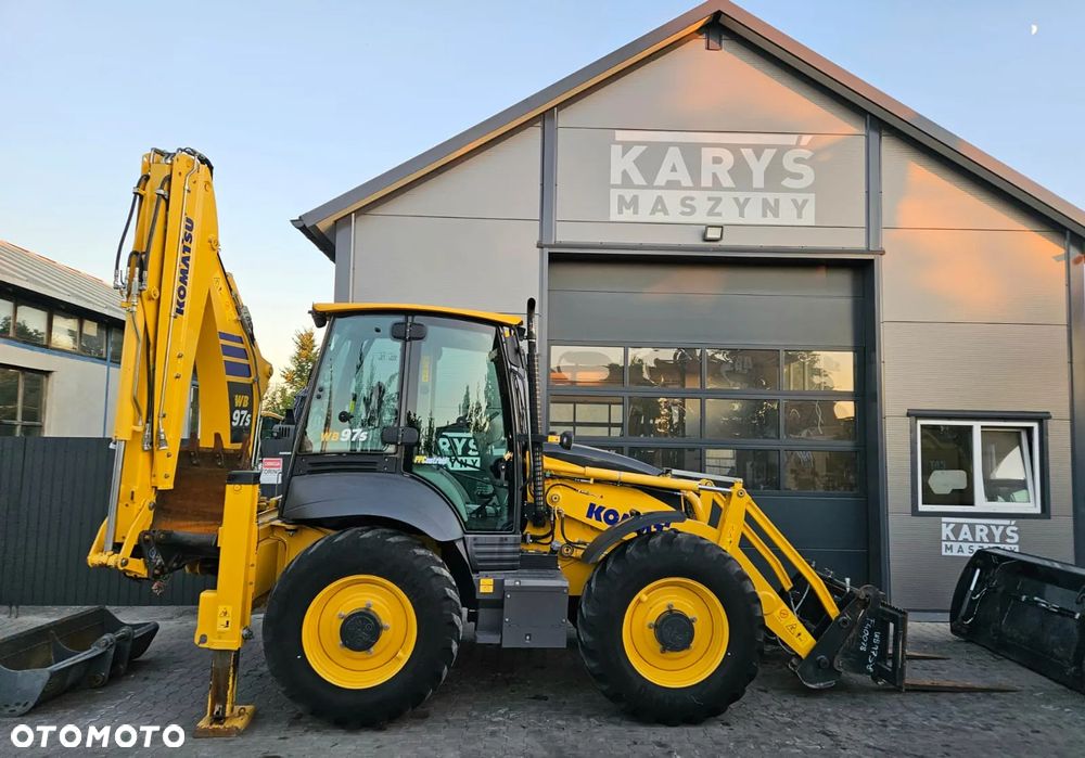 Komatsu KOPARKO-ŁADOWARKA KOMATSU WB97S 97 WB 93 WB97 97S - 27