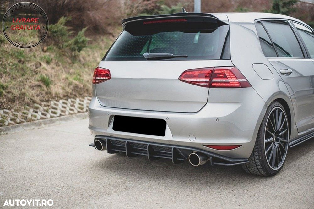 Extensie Difuzor Bara Spate VW Golf 7 VII GTI (2013-2016)- livrare gratuita - 12