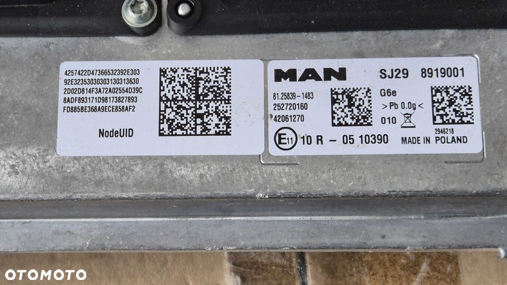 Komputer Sterownik Skrzyni Biegów TCU MAN OE  NOWY !! - 8