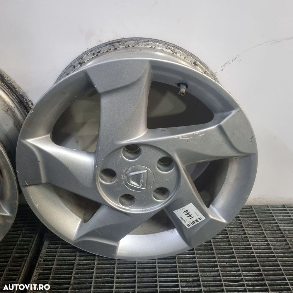 Jante aliaj Dacia Duster 2014 - 2017 (1449) R16 Nu are et/5x115 - 5