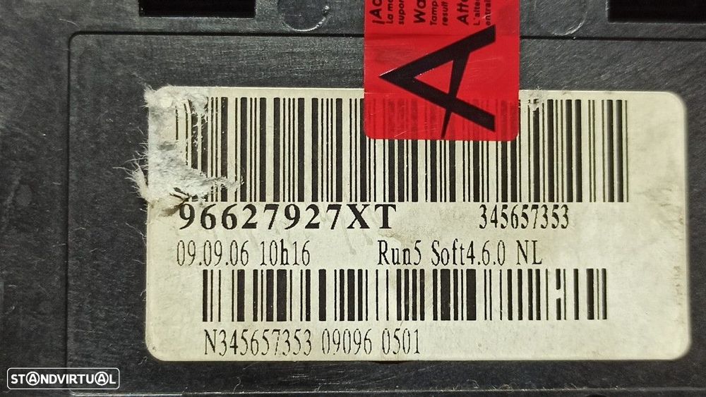 BLOCO DE CONTROLE MULTIFUNÇÕES CITROEN C4 PICASSO LX PLUS - 2