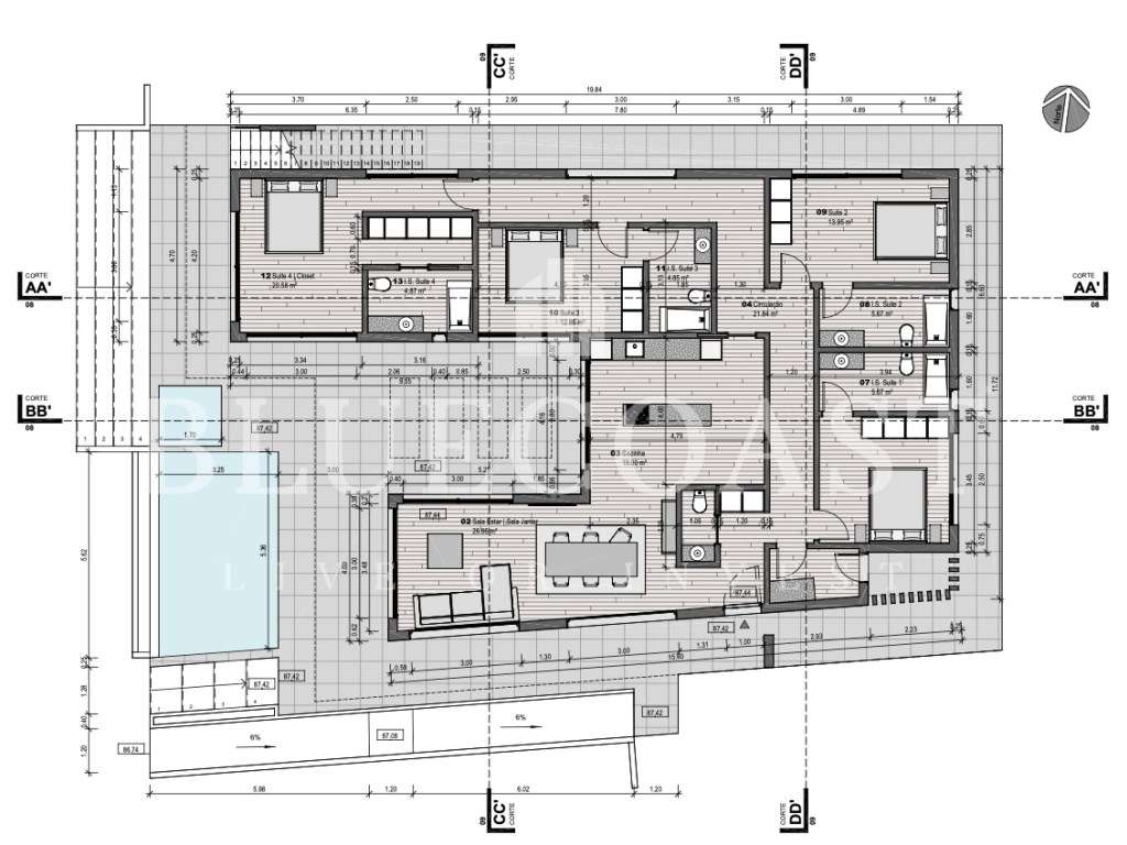 TERRENO COM PROJETO DE CONSTRUÇÃO | QUINTA DA GLÓRIA - PALMELA - Grande imagem: 3/8