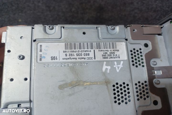 Radio cd 8E0035192S Navigatie Audi A4 B7 [2004 - 2008] Avant wagon 5- - 4
