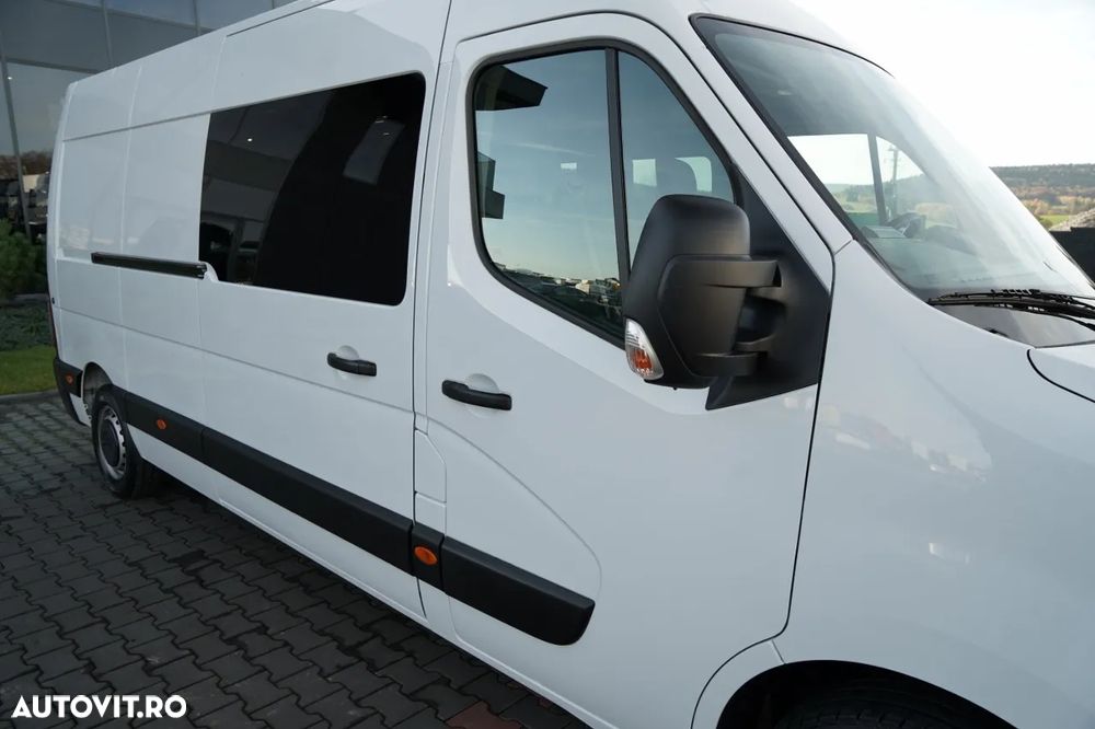 Renault MASTER / TABLĂ / FUGOANĂ / CABINĂ MIXĂ 7 LOCURI / CAROSERIE / RAFTURI - 12