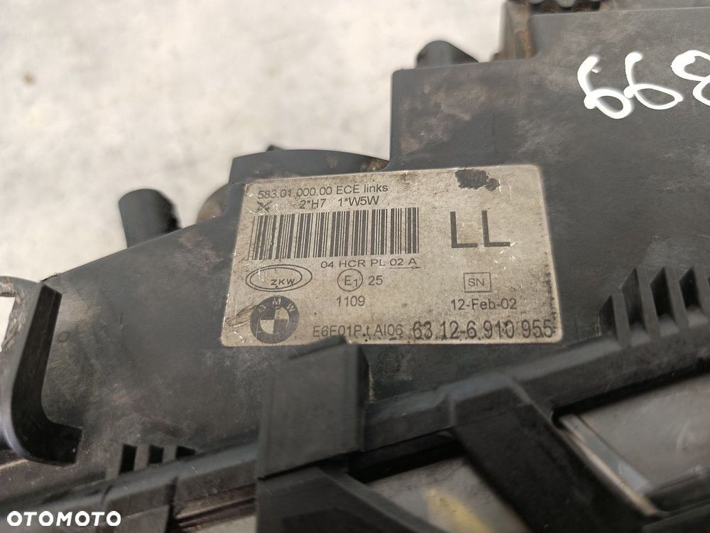 LAMPA PRZÓD LEWA BMW 3 E46 FL 6910955 - 9