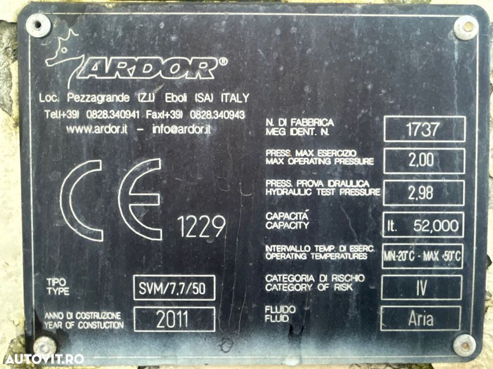 Ardor Cisterna alimentara, 3 camere, 32000 l, factura externa - 29