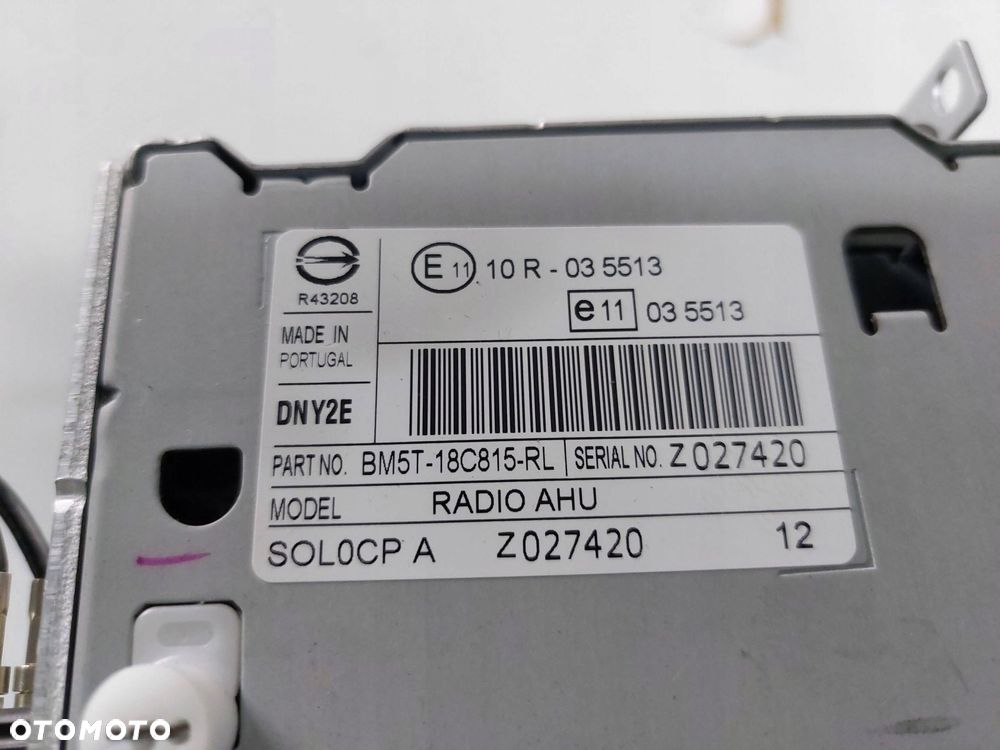 ford b-max focus mk3 radio moduł radia bm5t-18c815-rl - 3