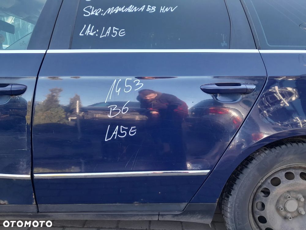 VW PASSAT B6 DRZWI LEWE TYLNE LEWY TYŁ KOMBI KOLOR: LA5E - 1