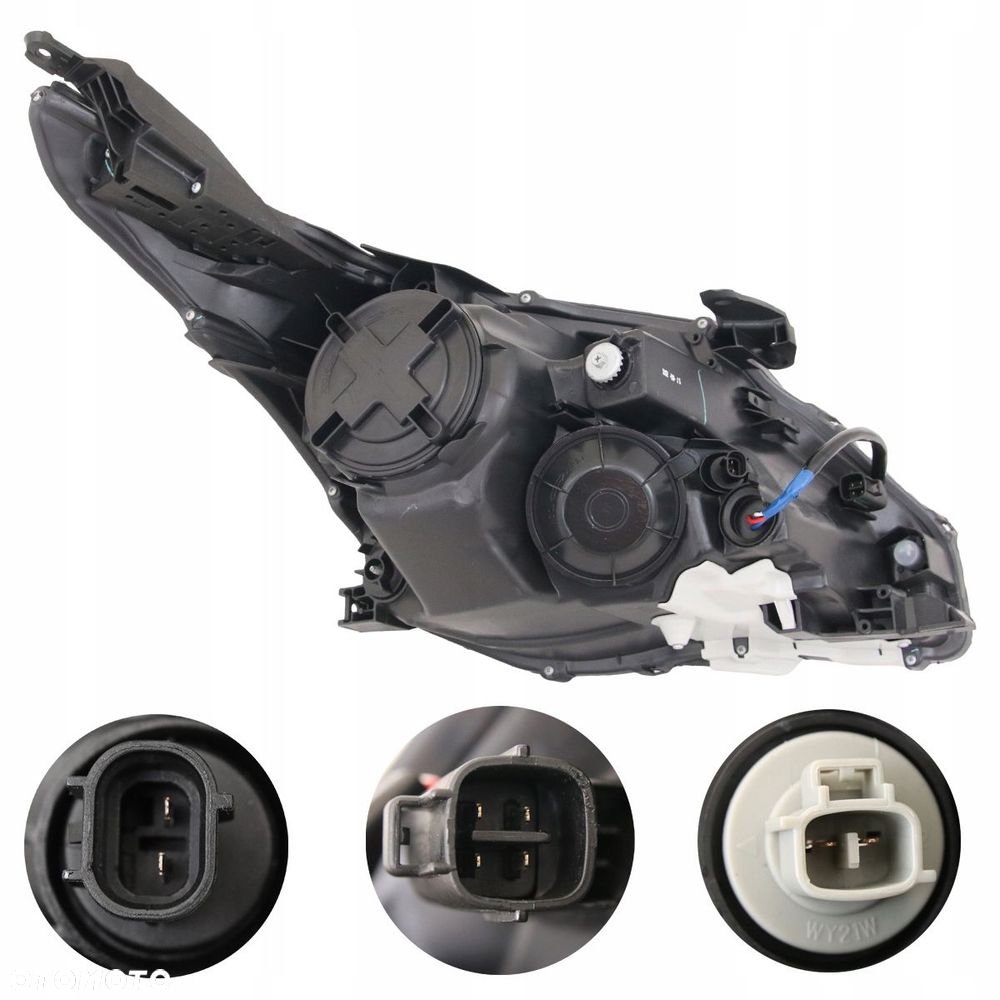 Reflektor Lampa Przód Tyc Toyota Avensis T27 2008-2012 kpl - 2