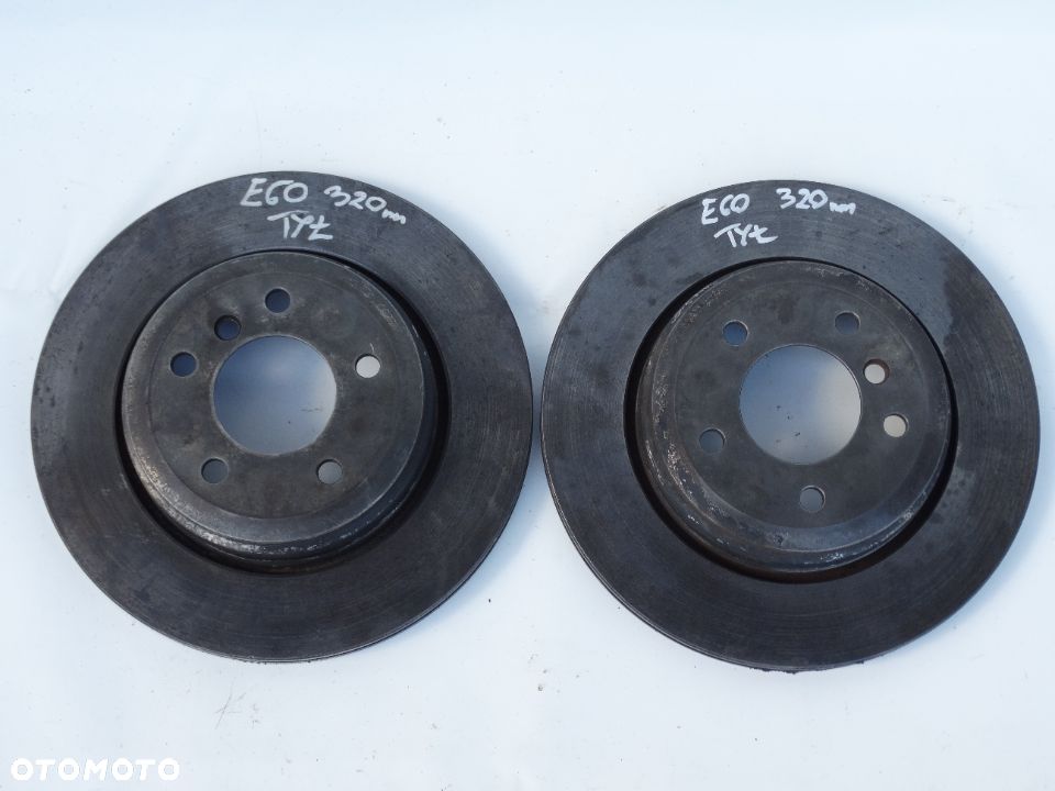 TARCZE HAMULCOWE TYŁ TYLNE BMW E60 E61 320MM F-VAT - 1