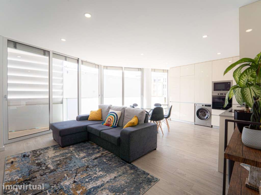 Apartamento T2 Novo para Arrendamento Mobilado - Grande imagem: 2/24