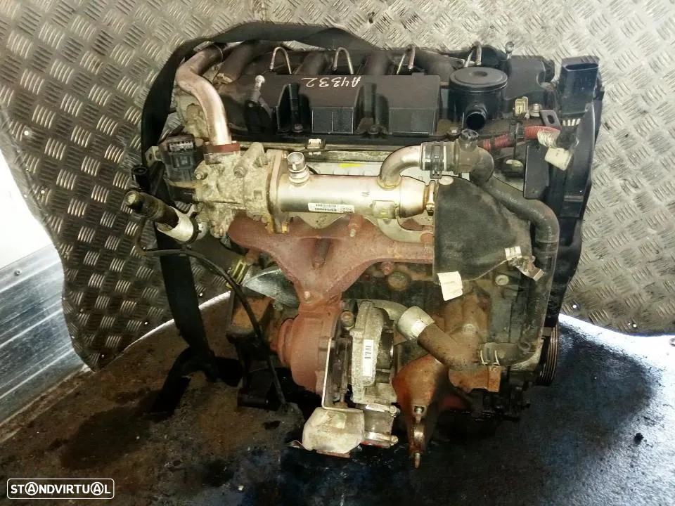 Motor Completo Volvo Ford PSA Citroen Peugeot D4204T 2.0 D HDi 16v 136cv Siemens Continental - 2