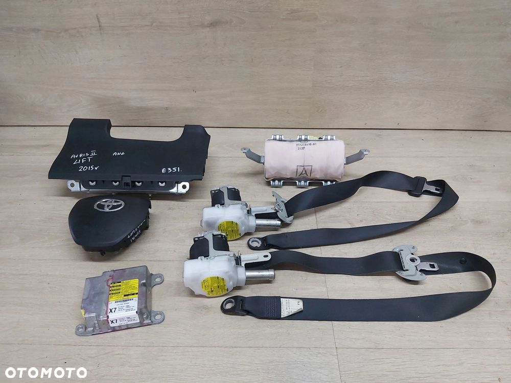 Toyota Auris II LIFT Air bag poduszka kierowcy deska pas lewy prawy LIFT - 14