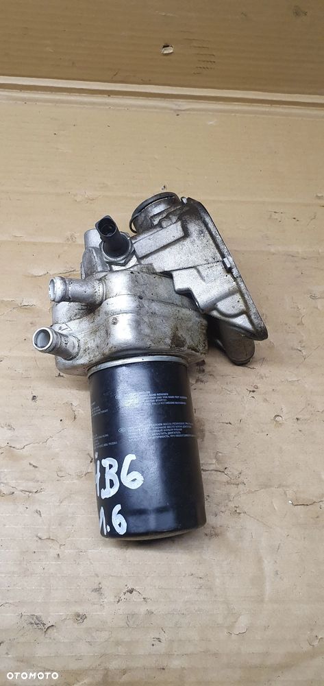 Podstawa obudowa filtra oleju chłodniczka Audi A4 B6 1.6 06A115417 - 4