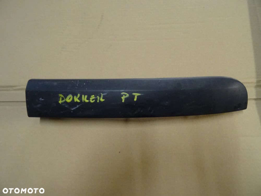 DACIA DOKKER DRZWI PRAWE TYL LISTWA CZARNA KROTKA CZESCI ROZNE