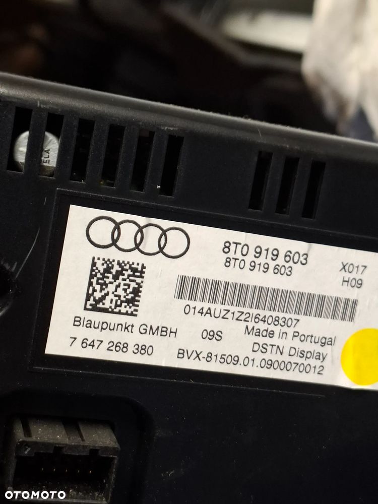 WYŚWIETLACZ MONITOR AUDI A4 B8 A5 8T 8t0919603 SLASK WYSYLKA VAT - 2