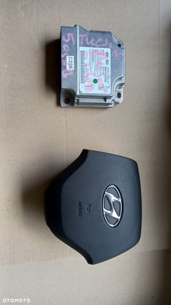 HYUNDAI TUCSON III KONSOLA DESKA ROZDZIELCZA PULPIT AIR BAG PASY KPL - 6