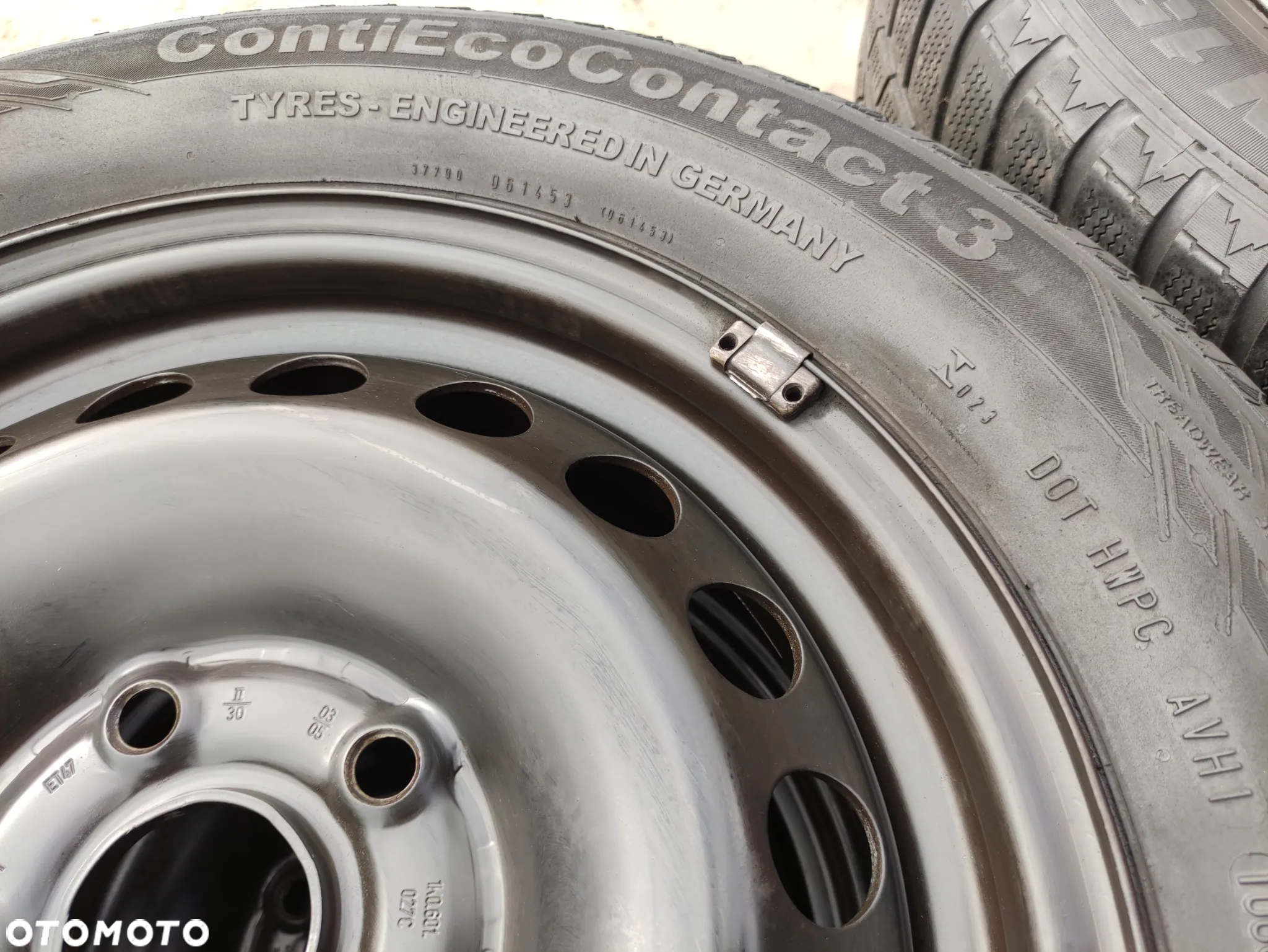 5x112 Felgi stalowe 15 Koła Letnie Lato VW GOLF CADDY TOURAN AUDI A4 B5 SEAT LEON TOLEDO SKODA OCTAVIA Passat B5 195/65 - 3