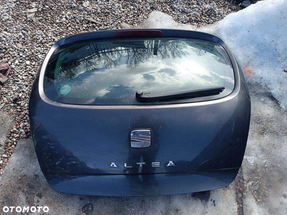 SEAT ALTEA 2005R KLAPA BAGAŻNIKA Z SZYBĄ CZARNA - 1