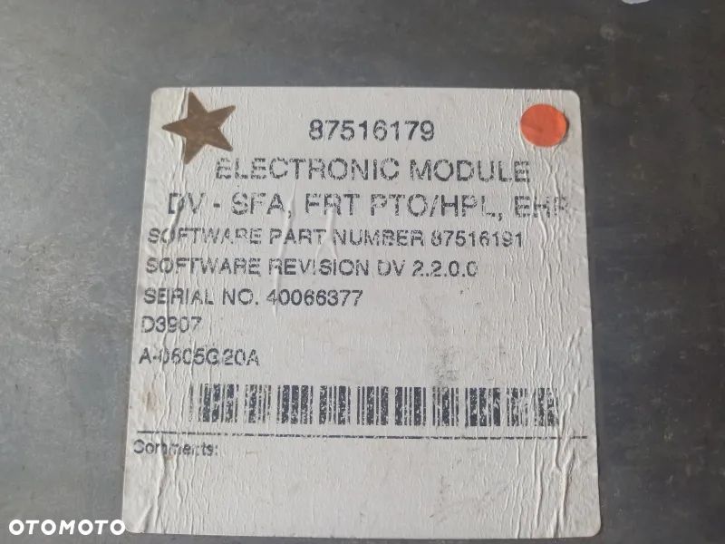 Sterownik moduł komputer DV-SFA FRT PTO/HPL EHR Case Maxxum 140 - 2