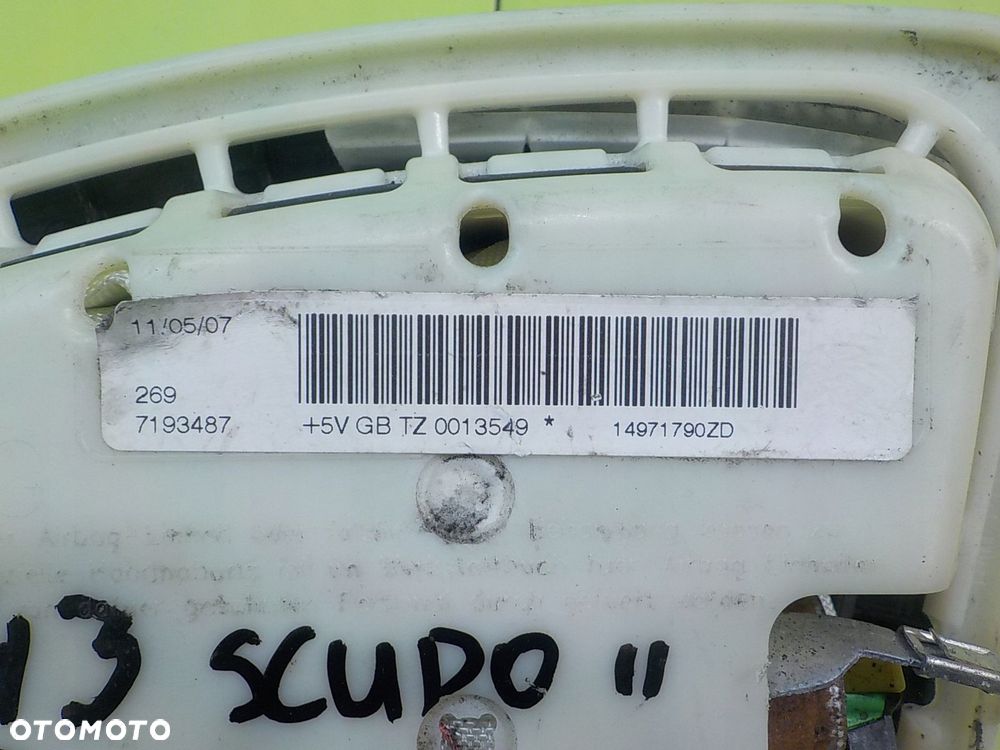 FIAT SCUDO EXPERT JUMPY II 2.0 M-JET 07r AIRBAG poduszka fotela lewa przod - 9