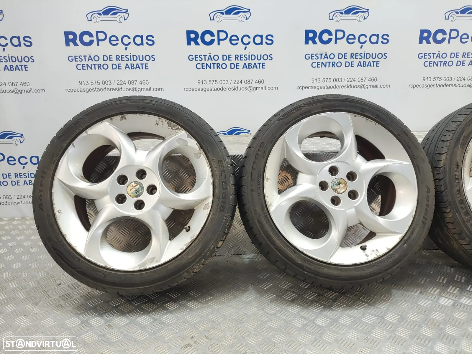 Conjunto Jantes 17 Alfa Romeo 147 7J ET40,5 5x98 - 5