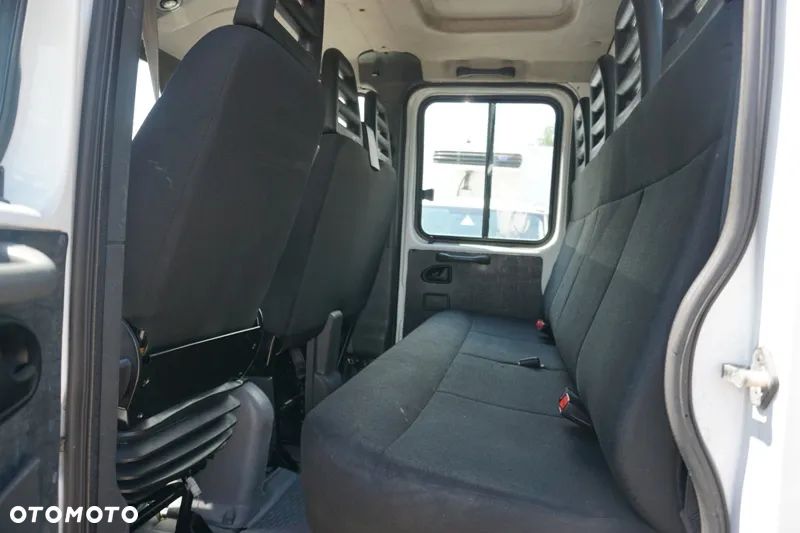 Iveco 45C15 4x4 doka brygadówka skrzynia wywrotka HDS żuraw - 7