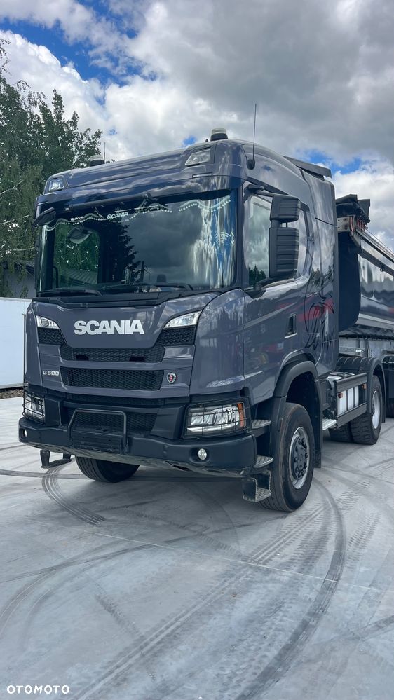 Scania G500 Nex Gen 4x4 stały napęd, skrzynia redukcyjna, biegi terenowe, kabina z łóżkiem, hydraulika do wywrotu, z Niemiec, opticruise ze sprzęgłem SCANIA 4x4 XT G500 ciągnik (nie Mercedes AROCS Volvo Man itp) - 11