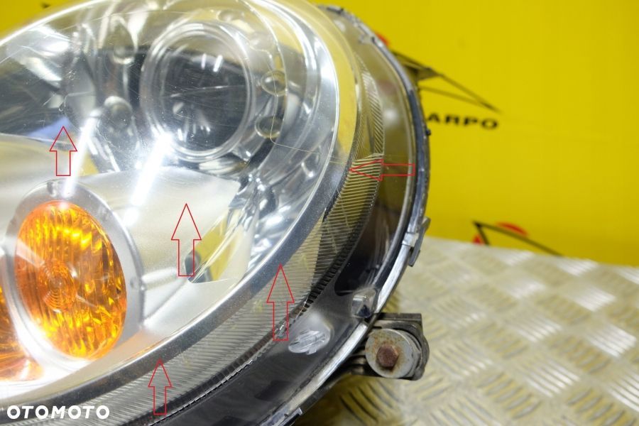 MINI COOPER R56 II 2006- REFLEKTOR LAMPA XENON L USA - 5