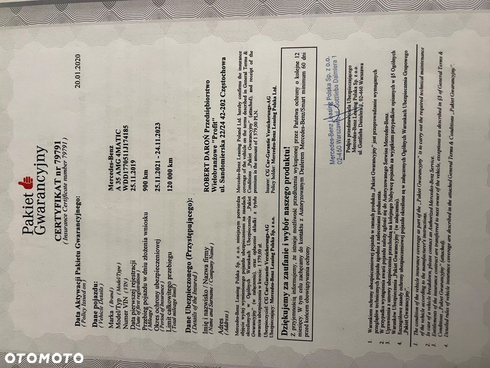 Mercedes-Benz Klasa A 35 AMG 4-Matic 7G-DCT - 8