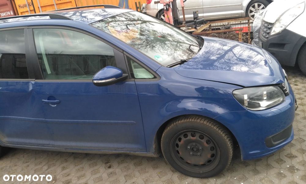 vw touran II 2 10r. zderzak maska lampy błotniki pas przód - 2
